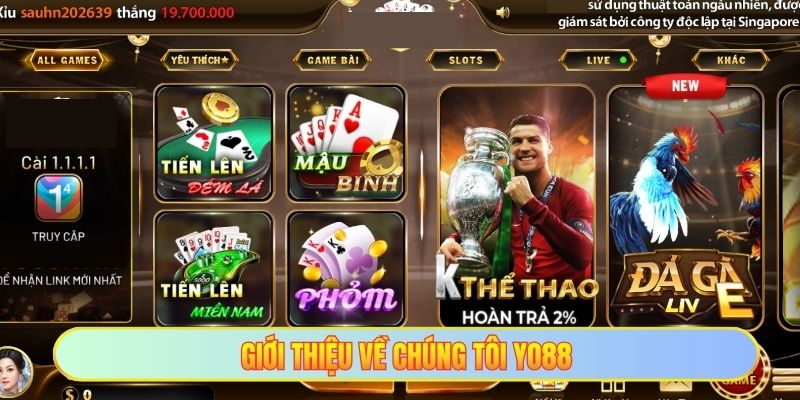 Giới thiệu về chúng tôi YO88