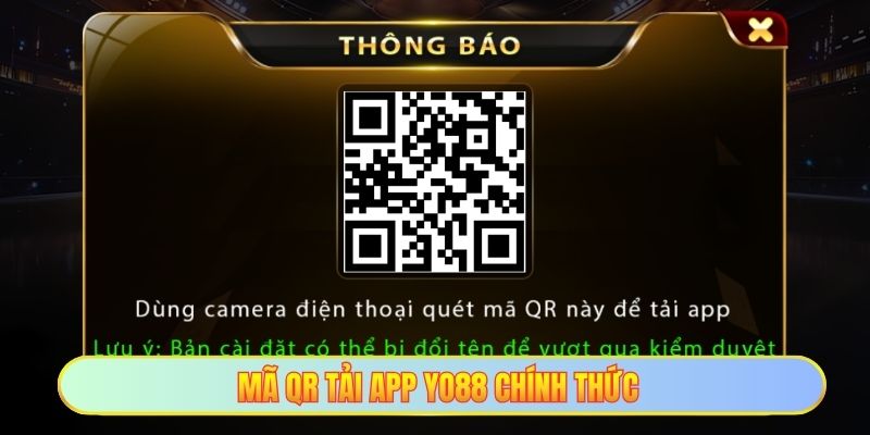 Mã QR tải app YO88 chính thức
